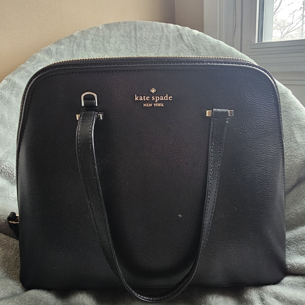 USED Kate Spade Patterson Satchel Bag - Black